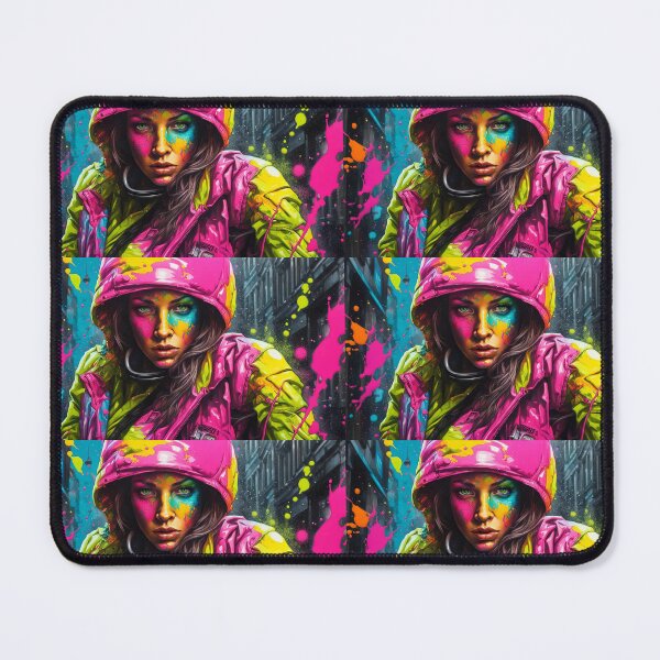 Item preview, Woman fighter in fluorescent suit. designed and sold by Giuseppe Pellegrino.