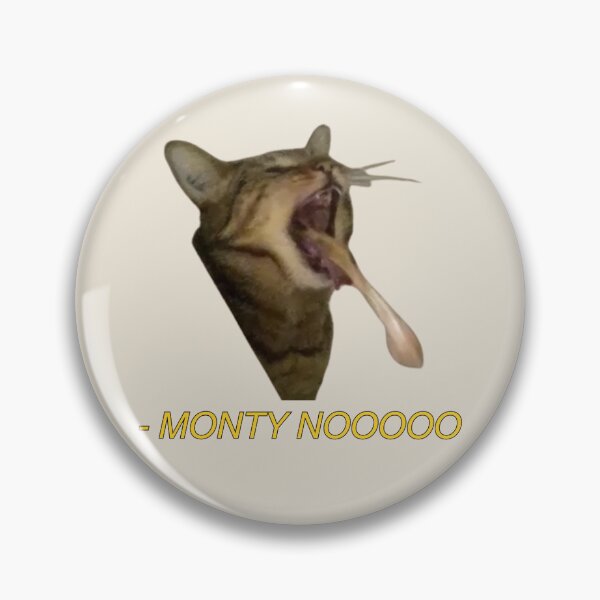 Item preview, monty nooooo projectile vomit cat meme designed and sold by mooneko.