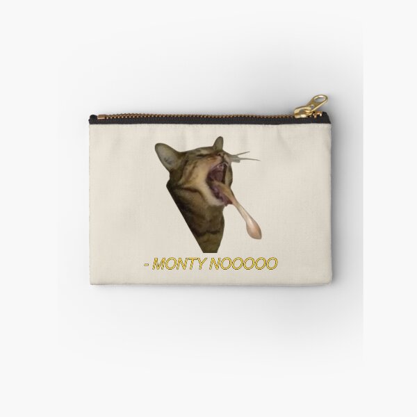 Item preview, monty nooooo projectile vomit cat meme designed and sold by mooneko.