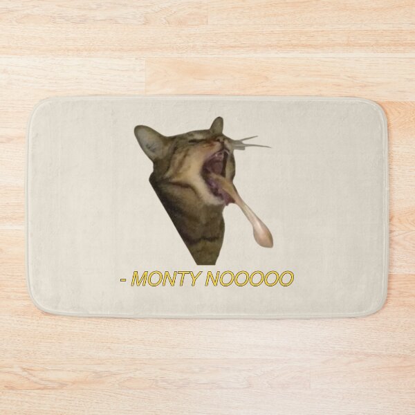 Item preview, monty nooooo projectile vomit cat meme designed and sold by mooneko.