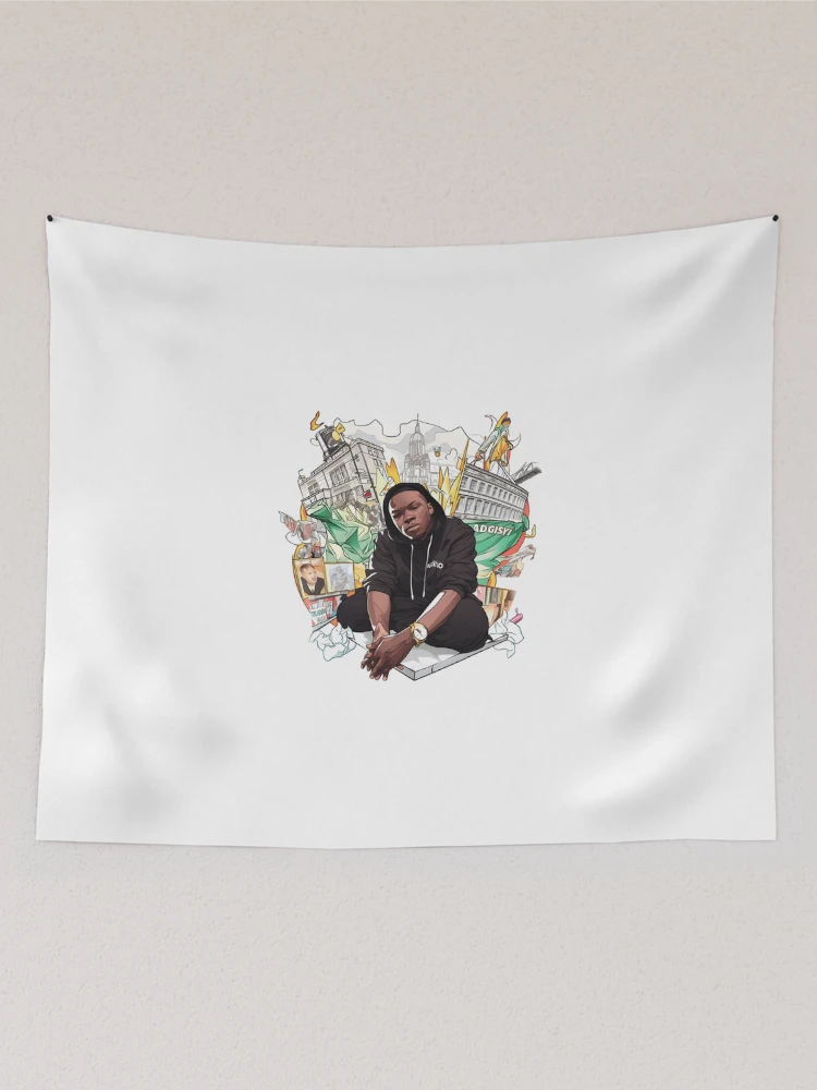 Thumbnail 2 of 3, Tapestry, Dizzee Rascal Cartoon Character designed and sold by Ragil-Studio.