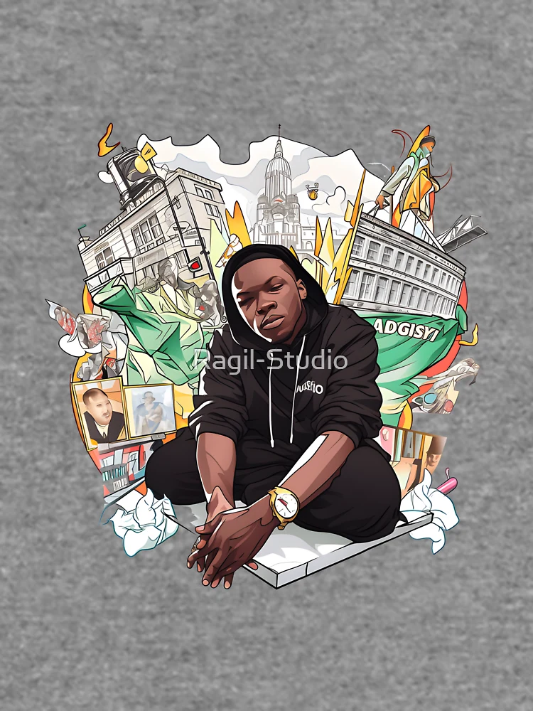 Thumbnail 6 of 6, Lightweight Sweatshirt, Dizzee Rascal Cartoon Character designed and sold by Ragil-Studio.