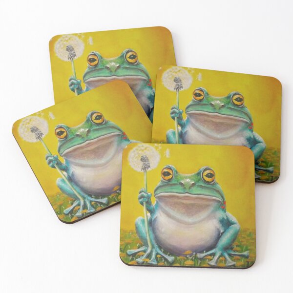 Item preview, dandelion frog designed and sold by unicornunicorn.