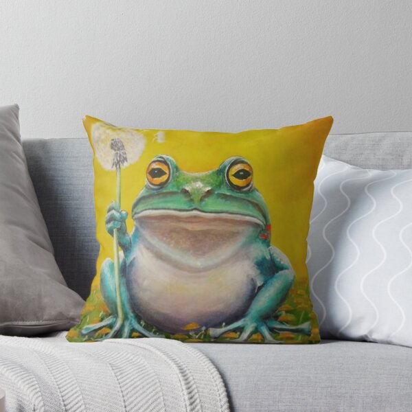 Item preview, dandelion frog designed and sold by unicornunicorn.