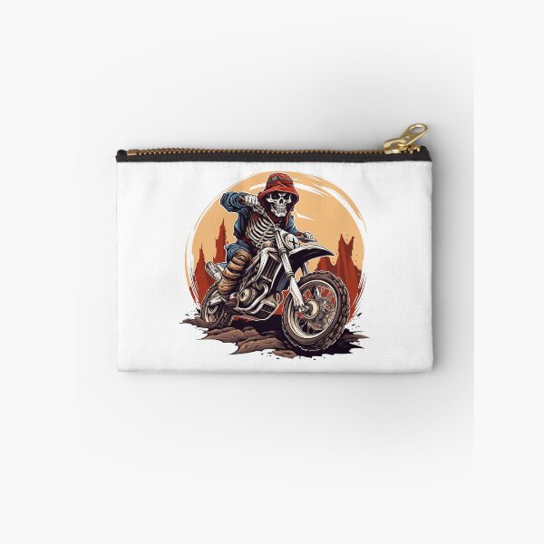 Artikelvorschau, Braaap Skeleton Riding Dirt Bike entworfen und verkauft von hobbybox.