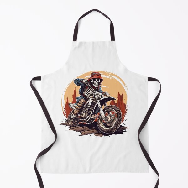 Artikelvorschau, Braaap Skeleton Riding Dirt Bike entworfen und verkauft von hobbybox.