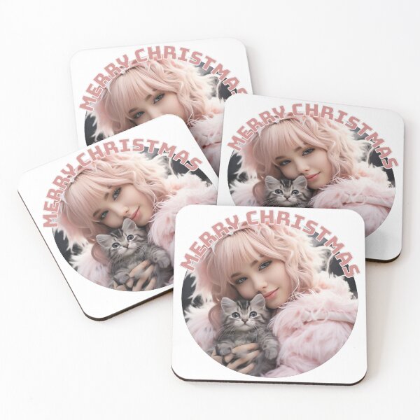 Item preview, Gorgeous Pink Girl Christmas designed and sold by duke818.