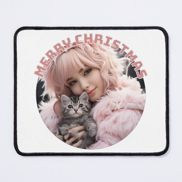 Item preview, Gorgeous Pink Girl Christmas designed and sold by duke818.
