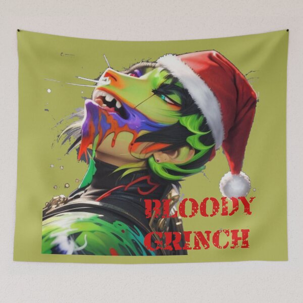 Item preview, Bloody Grinch designed and sold by rnmdigital.