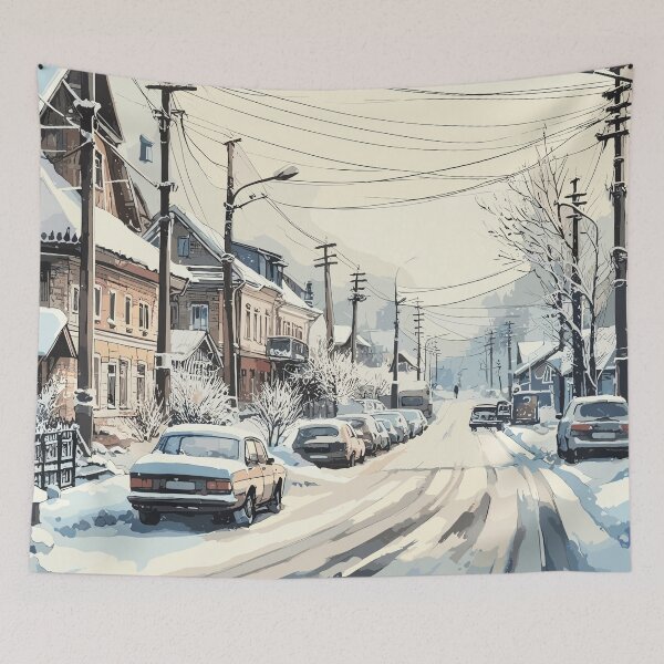 Item preview, Winter Town  designed and sold by GraphicsClub.