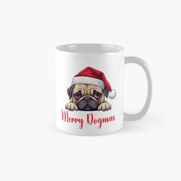 Item preview, Pug Dog Merry Dogmas designed and sold by Blok45.