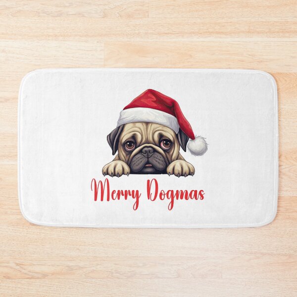Item preview, Pug Dog Merry Dogmas designed and sold by Blok45.