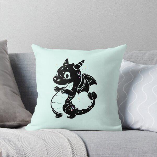 Item preview, Cute Silhouette Dragon Illustration designed and sold by DragonRealms.