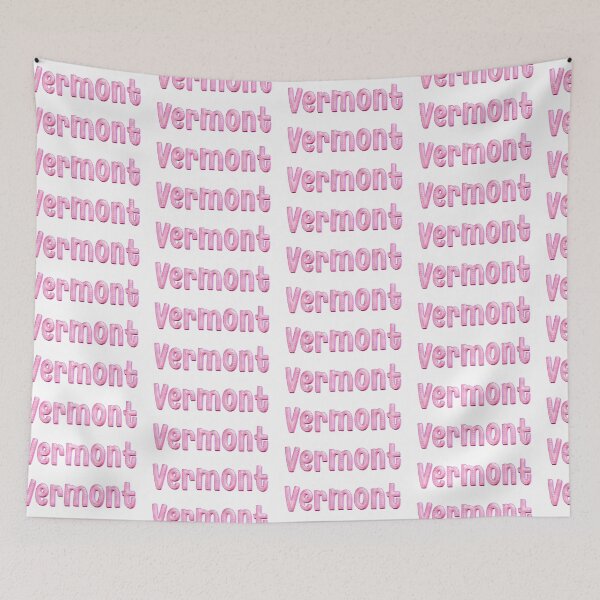 Item preview, Pink Love Vermont Name Label designed and sold by NormadWorld.