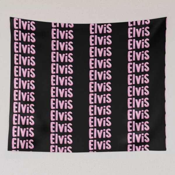 Item preview, Pink Love Elvis Name Label (Black) designed and sold by NormadWorld.