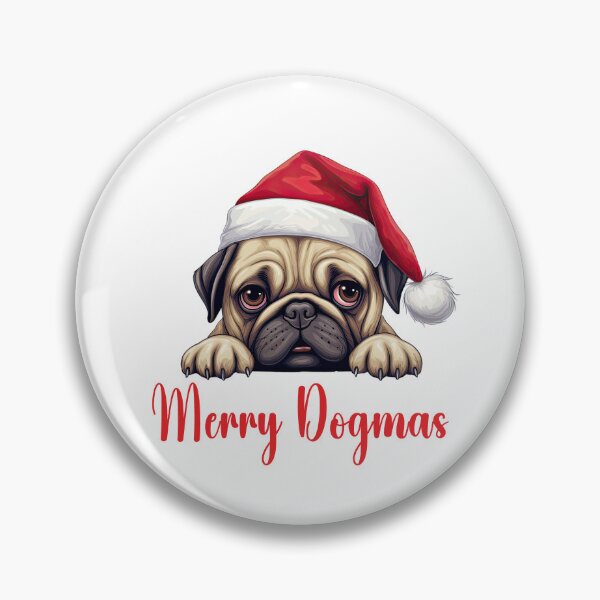 Item preview, Pug Dog Merry Dogmas designed and sold by Blok45.