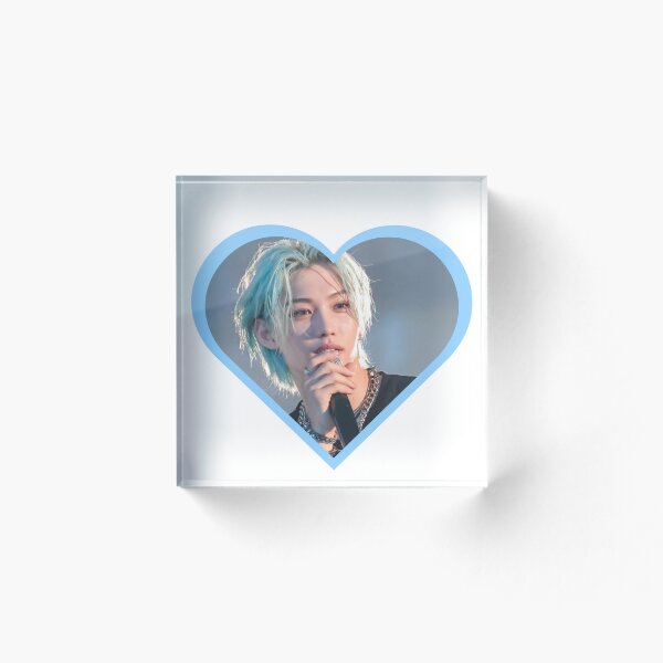 Kpop Stray Kids Felix Blue Heart
