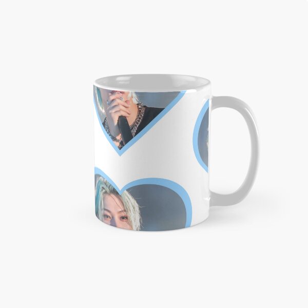 Item preview, Kpop Stray Kids Felix Blue Heart designed and sold by StarBunnyDesign.