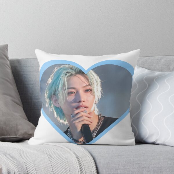 Item preview, Kpop Stray Kids Felix Blue Heart designed and sold by StarBunnyDesign.