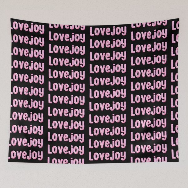 Item preview, Pink Love Lovejoy Name Label (Black) designed and sold by NormadWorld.