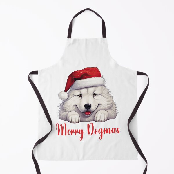 Item preview, Samoyed Dog Merry Dogmas designed and sold by Blok45.