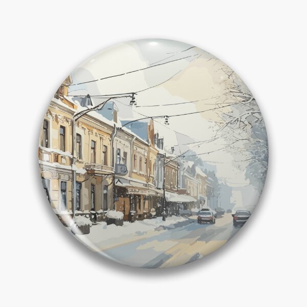 Item preview, Winter Town Street  designed and sold by GraphicsClub.