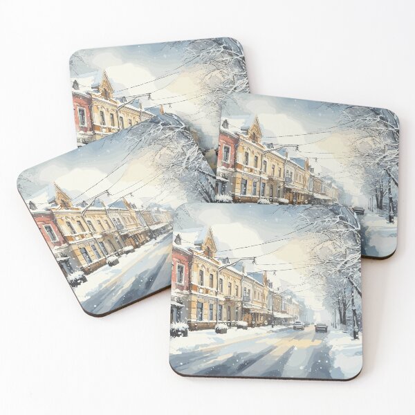 Item preview, Winter Town Street  designed and sold by GraphicsClub.