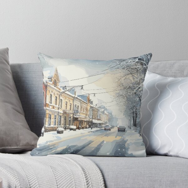 Item preview, Winter Town Street  designed and sold by GraphicsClub.