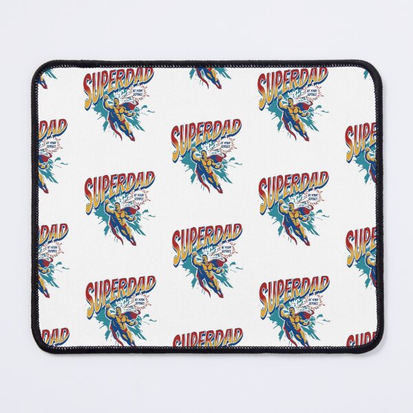 Item preview, Superdad at your service, funny superhero dad designed and sold by Merchattack.