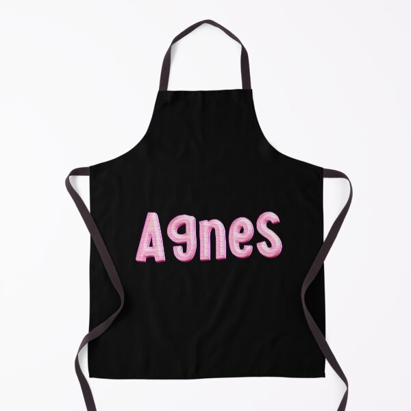 Item preview, Pink Love Agnes Name Label (Black) designed and sold by NormadWorld.