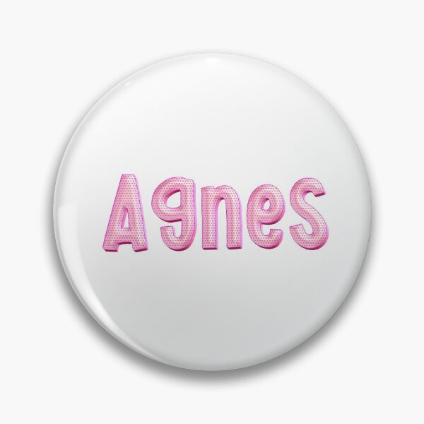 Item preview, Pink Love Agnes Name Label designed and sold by NormadWorld.