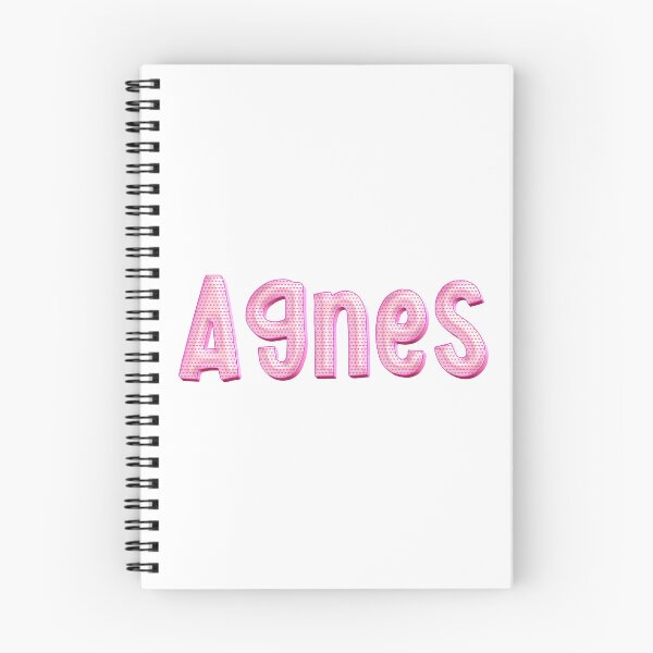 Item preview, Pink Love Agnes Name Label designed and sold by NormadWorld.