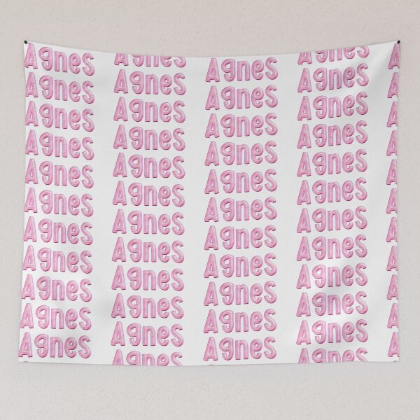 Item preview, Pink Love Agnes Name Label designed and sold by NormadWorld.