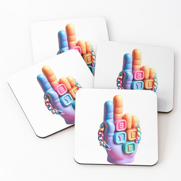 Item preview, Hand with BYE Plaques  designed and sold by Glariix.