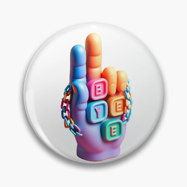 Item preview, Hand with BYE Plaques  designed and sold by Glariix.