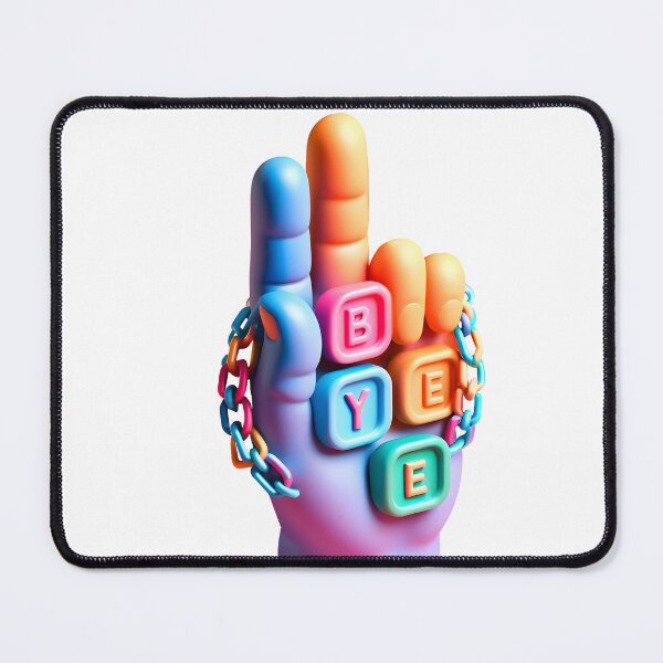 Item preview, Hand with BYE Plaques  designed and sold by Glariix.