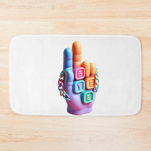 Item preview, Hand with BYE Plaques  designed and sold by Glariix.