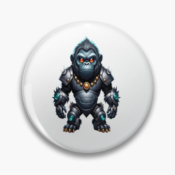 Item preview, Cute gorilla robot  designed and sold by Ella_Sketch.
