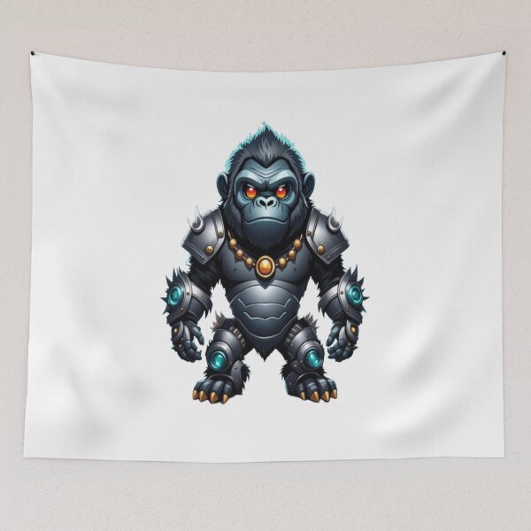Item preview, Cute gorilla robot  designed and sold by Ella_Sketch.