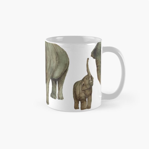 Item preview, Gentle Giants: Watercolor Harmony with Thai Elephant and  Elephants Baby designed and sold by Hadamundo.
