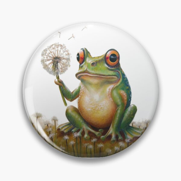 Item preview, dandelion frog designed and sold by unicornunicorn.