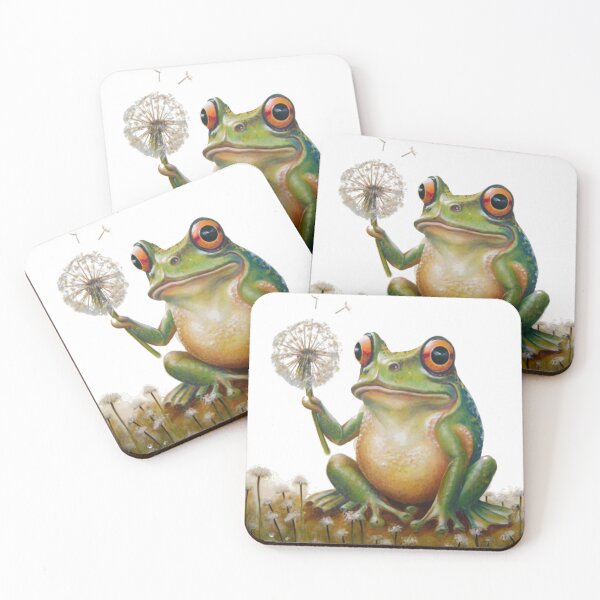 Item preview, dandelion frog designed and sold by unicornunicorn.
