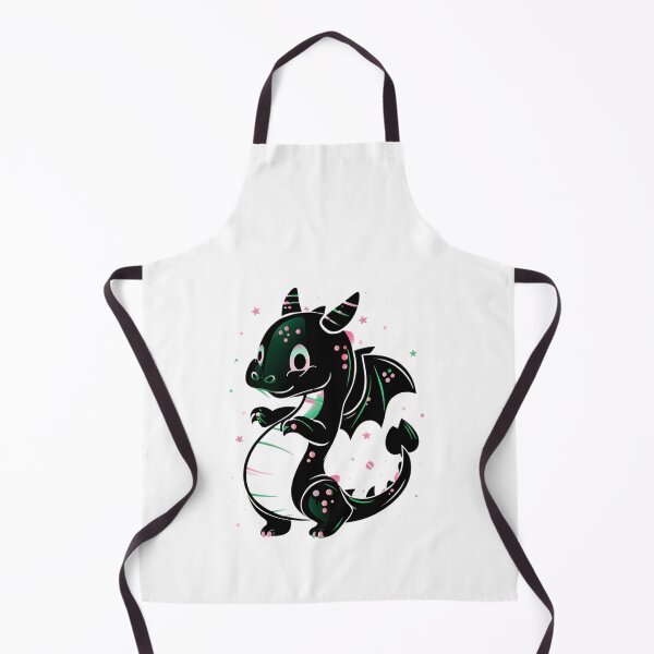 Item preview, Cute Monochrome Dragon Illustration designed and sold by DragonRealms.
