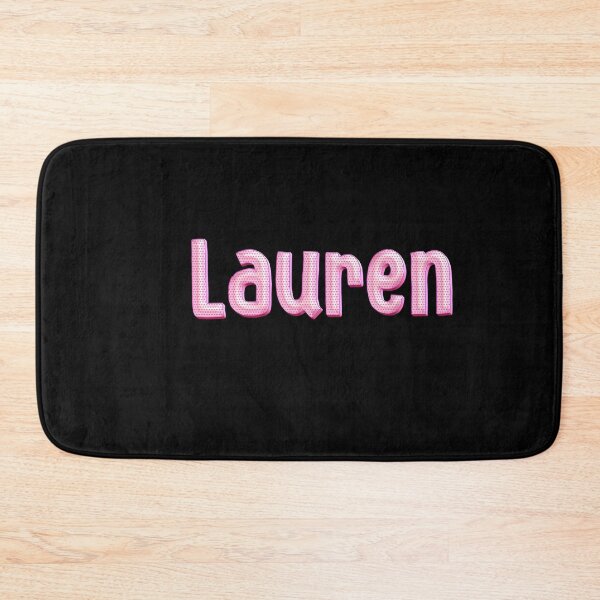 Item preview, Pink Love Lauren Name Label (Black) designed and sold by NormadWorld.