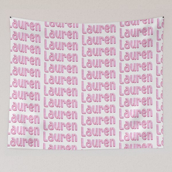 Item preview, Pink Love Lauren Name Label designed and sold by NormadWorld.