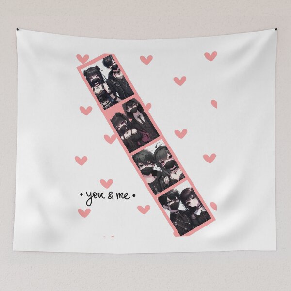 Item preview, Cute anime couple designed and sold by h0rr0rh0unds.