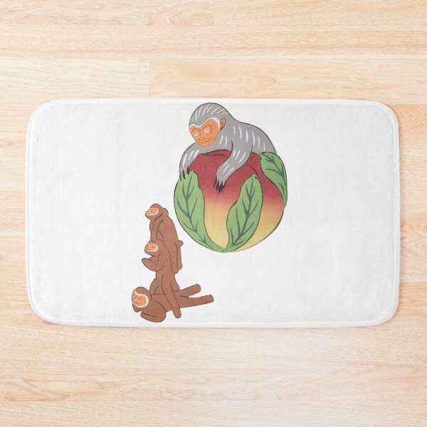Item preview, Cute Mischievous Japanese Monkeys Kawaii designed and sold by StudioTVDinners.