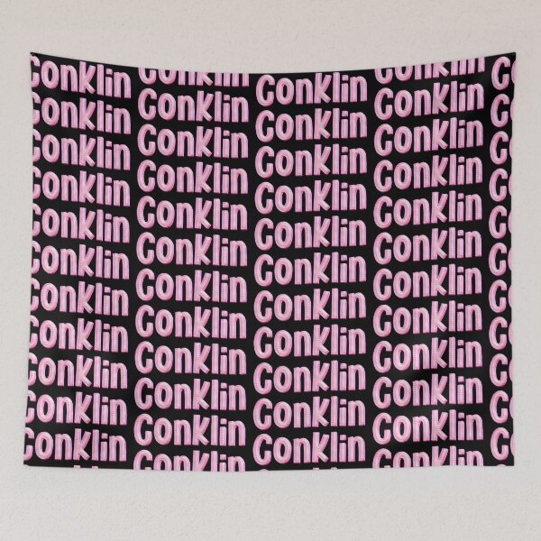 Item preview, Pink Love Conklin Name Label (Black) designed and sold by NormadWorld.