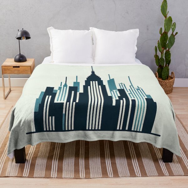 Item preview, Urban Elegance - Minimalist City Skyline Silhouette designed and sold by FIYARO.