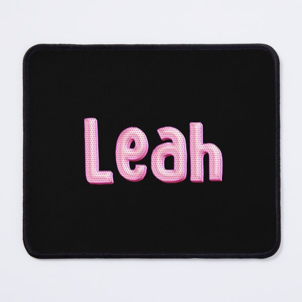 Item preview, Pink Love Leah Name Label (Black) designed and sold by NormadWorld.